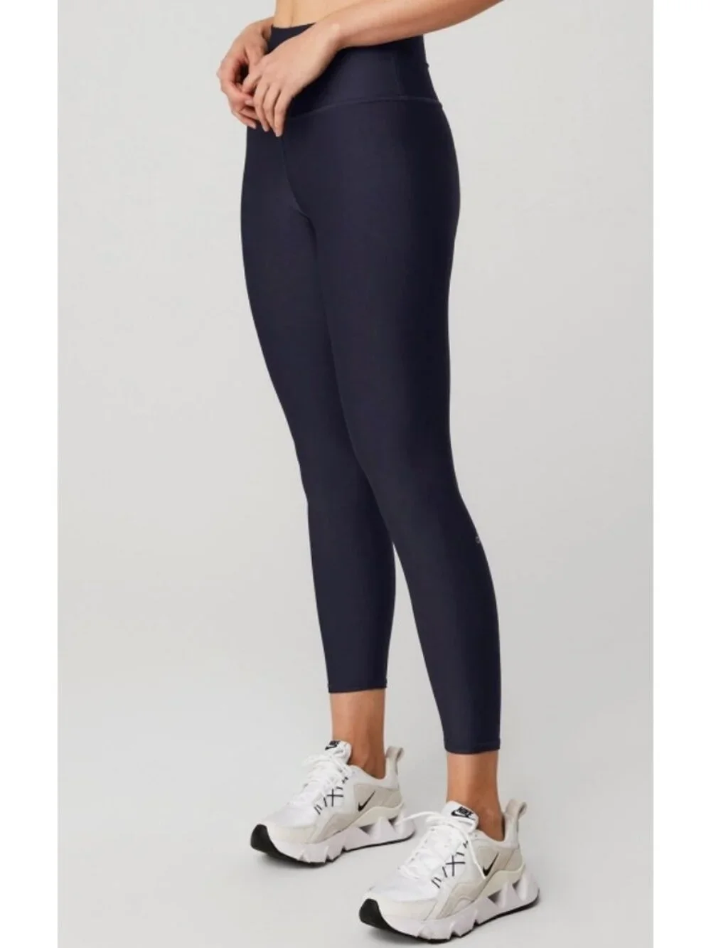 Alo 7/8 High-Waist Airlift Leggings Navy Hi-Rise Waisted Tights Skinny Pants S